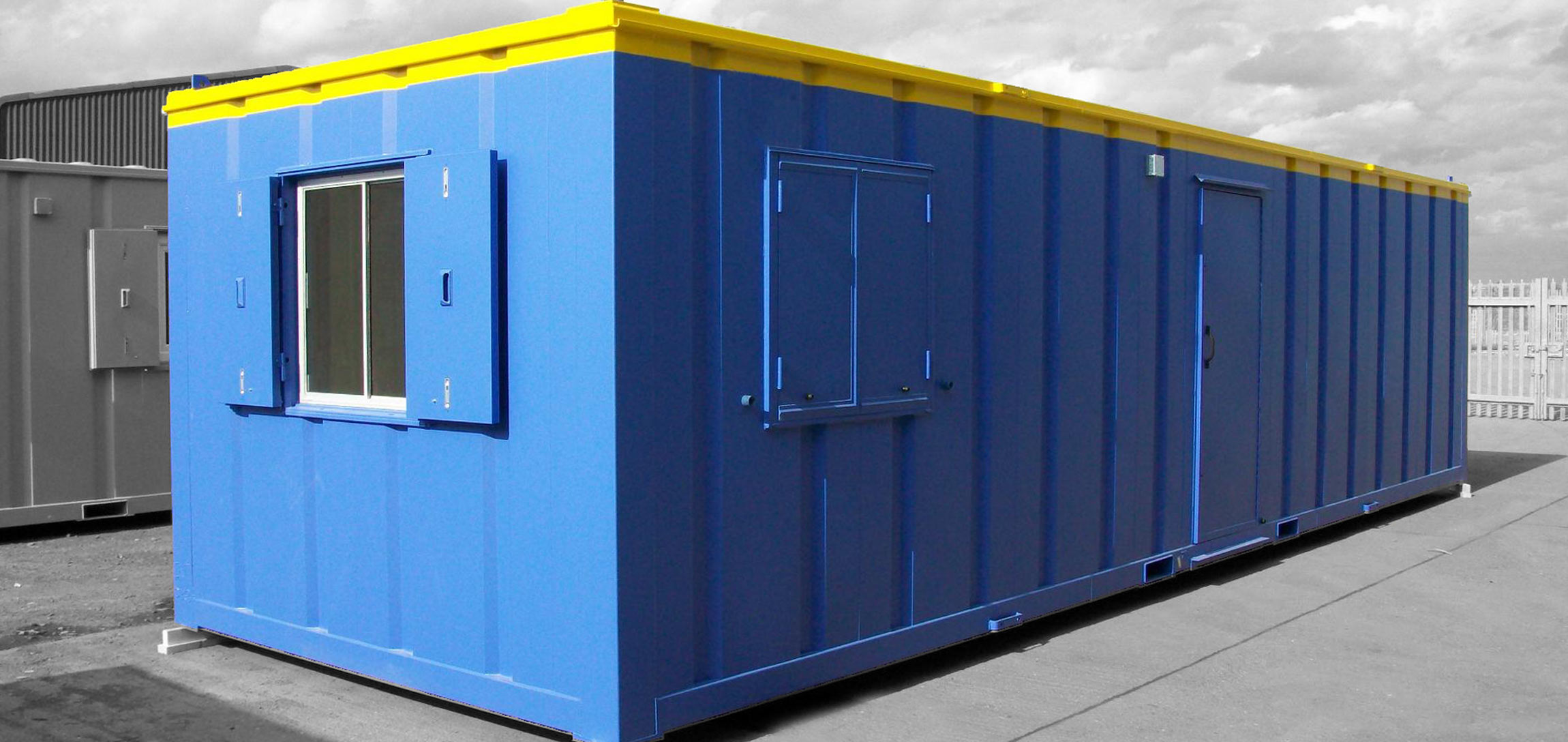 24Ft x 9Ft Steel Anti-Vandal Office Cabin